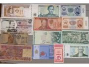 Gran variedad de billetes del mundo vendo. A precio súper bajo