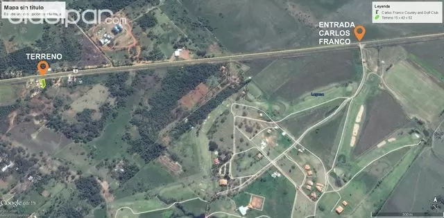 Terreno de 15 X 50 sobre la Ruta 3, zona de Carlos Franco Golf Club — foto 2