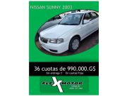 Nissan Sunny 2003 Financiado