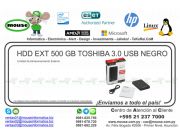 HDD EXT 500 GB TOSHIBA 3.0 USB NEGRO