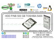HDD P/NB 500 GB TOSHIBA 5400