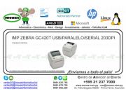 IMP ZEBRA GC420T USB/PARALELO/SERIAL 203DPI