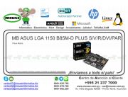 MB ASUS LGA 1150 B85M-D PLUS S/V/R/DVI/PAR