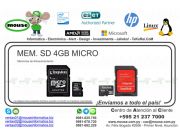 MEM. SD 4GB MICRO