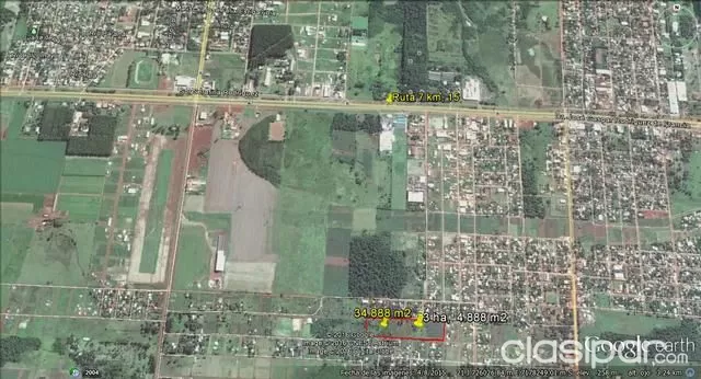 MINGA GUAZU C. del Este 3 ha, 2.915 m2 Doble esquina 3 calle 80 X 420 — foto 3