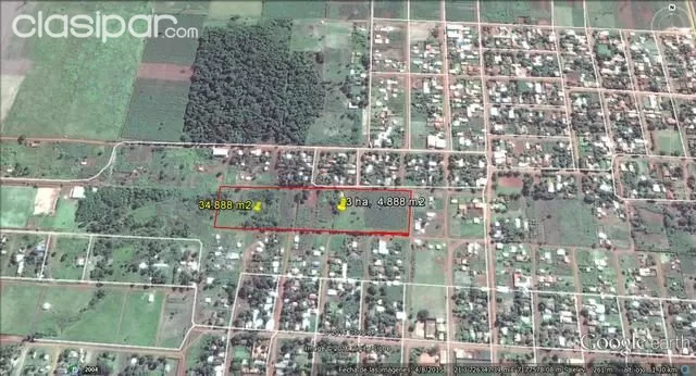 VENDO en MINGAGUAZU ALTOPARANA 32.915 m2 km 1415 a mil m dela ruta 7 Internacional Monday — foto 3