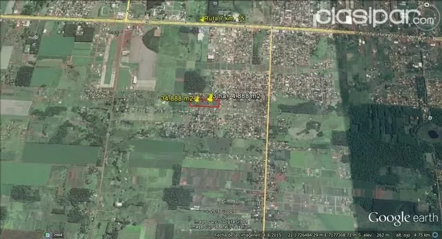 Alto Parana 3 HA, 2.915 m2 en km, 1415 a mil mts, de la ruta 7 Internacional Monday — foto 2