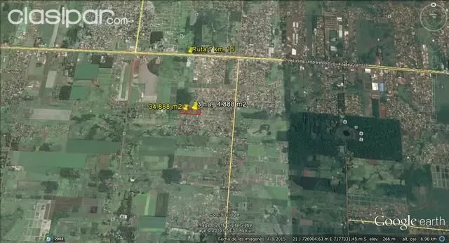 Alto Parana 3 HA, 2.915 m2 en km, 1415 a mil mts, de la ruta 7 Internacional Monday — foto 3