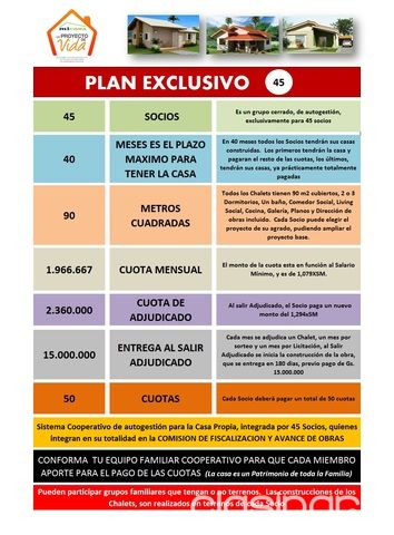 Construccion de Chalest de 90 m2 - Adjudicacion y Licitacion — foto 2