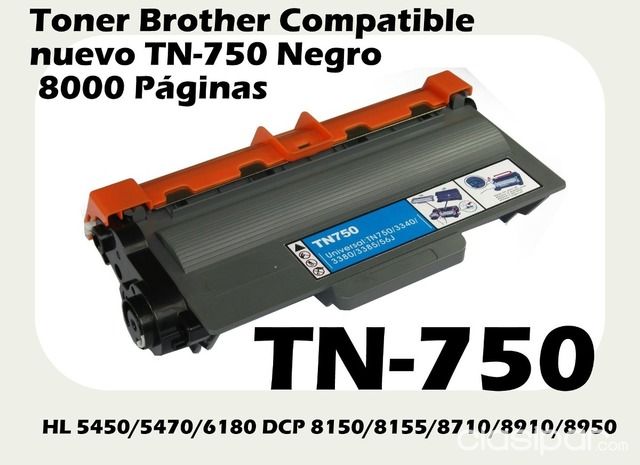 Toner BROTHER TN-750 y TN-880. Nuevos en caja y con garantía.- #770410 |  Clasipar.com en Paraguay