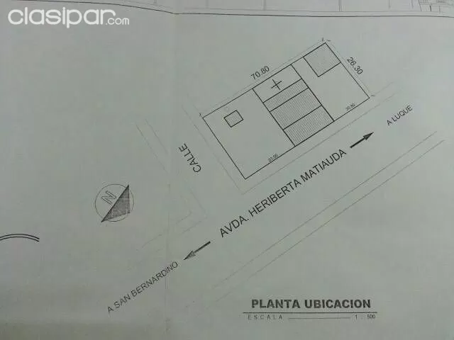 VENDO Terreno Ruta Luque Sanber EN ESQUINA 1.880 mts2 — foto 2