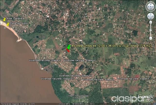4 Lotes juntos en Venta Bº San Isidro — foto 3