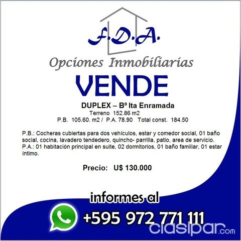 VENDO Duplex a estrenar ITA ENRAMADA — foto 2
