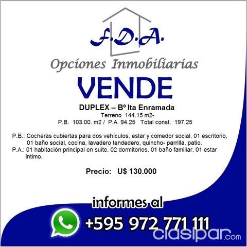 VENDO Duplex a estrenar ITA ENRAMADA — foto 3