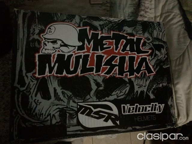 Vendo casco MRS Velocity Metal Mulisha motocross L — foto 2
