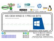 MS OEM WIND 8.1 PRO 64 BITS