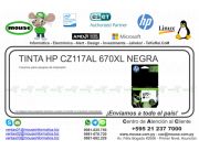 TINTA HP CZ117AL 670XL NEGRA