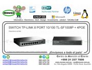 SWITCH TP-LINK 8 PORT 10/100 TL-SF1008P + 4POE