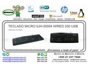 TECLADO MICRO 6JH-00004 WIRED 200 USB