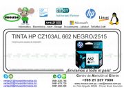 TINTA HP CZ103AL 662 NEGRO/2515