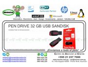 PEN DRIVE 32 GB USB SANDISK
