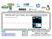 TINTA HP CZ115AL 670 MAGENTA/3525