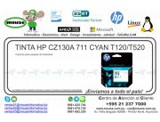 TINTA HP CZ130A 711 CYAN T120/T520