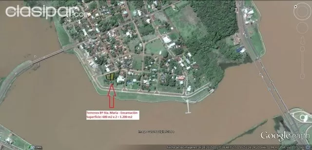 VENDO TERRENO ENCARNACIÓN - COSTANERA Bº STA. MARIA — foto 3