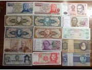 Vendo billetes del mundo gran variedad y monedas del mundo y medalls