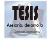 ASESORAMIENTO DE TESIS. Área ARQUITECTURA