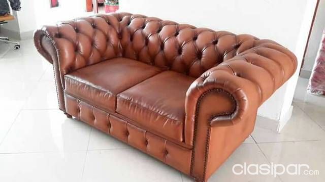 Ofrezco sofa de cuero vacuno. Tapicería — foto 2