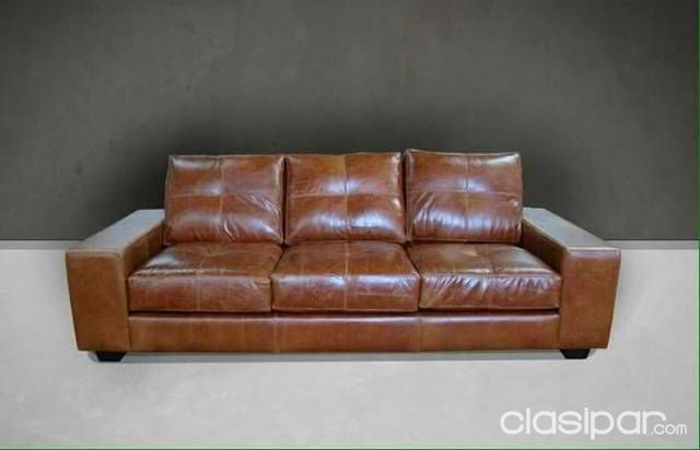 Ofrezco sofa de cuero vacuno. Tapicería — foto 3