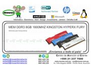 MEM DDR3 8GB 1600 MHZ KINGSTON HYPERX FURY