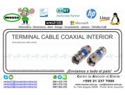 TERMINAL CABLE COAXIAL INTERIOR