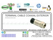 TERMINAL CABLE COAXIAL EXTERIOR