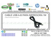 CABLE USB A-B PARA IMPRESORA 1M