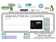 HDMI SPLITTER 5X1 C/CONTROL