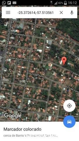 San Lorenzo, villa industrial, vendo terreno. — foto 2