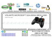 VOLANTE MICROSOFT 52A-00004 XBOX X360