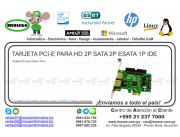 TARJETA PCI-E PARA HD 2P SATA 2P ESATA 1P IDE