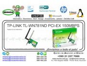WIRE NE TP-LINK TL-WN781ND PCI-EX 150MBPS