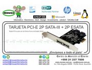 TARJETA PCI-E 2P SATA-III + 2P ESATA