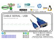 CABLE SERIAL - USB