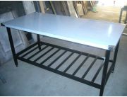 vx FABRICAMOS muebles, mesadas, bachas y estantes de acero inoxidable para uso comercial, gastronomico y para laboratorios