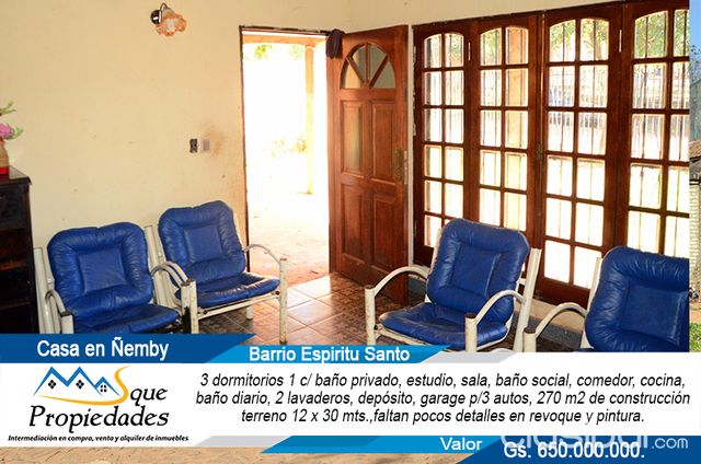 Casa en Ñemby en el Barrio Espíritu Santo — foto 2