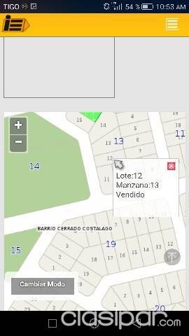 VENDO TERRENO EN BARRIO CERRADO COSTA LAGO — foto 2