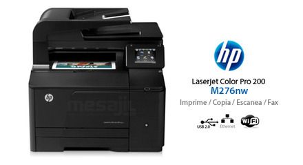 HP LaserJet Pro 200 M276nw - Impresora a color todo en uno