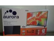 Smart Tv Aurora 42 FULL HD. Nuevos en caja. Delivery.