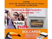 60 laminas de papel fotografico y cinta full color para Hiti P310W