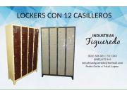 Lockers Metálico de 12 casilleros